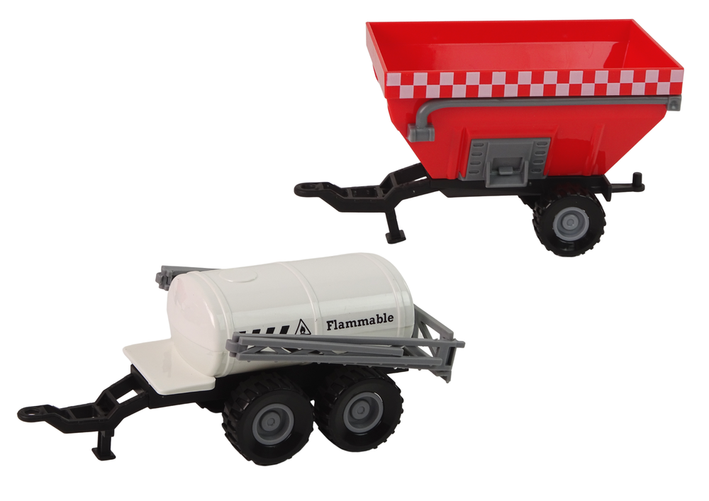 Set za igru poljoprivredni traktor + 2 poljoprivredna stroja