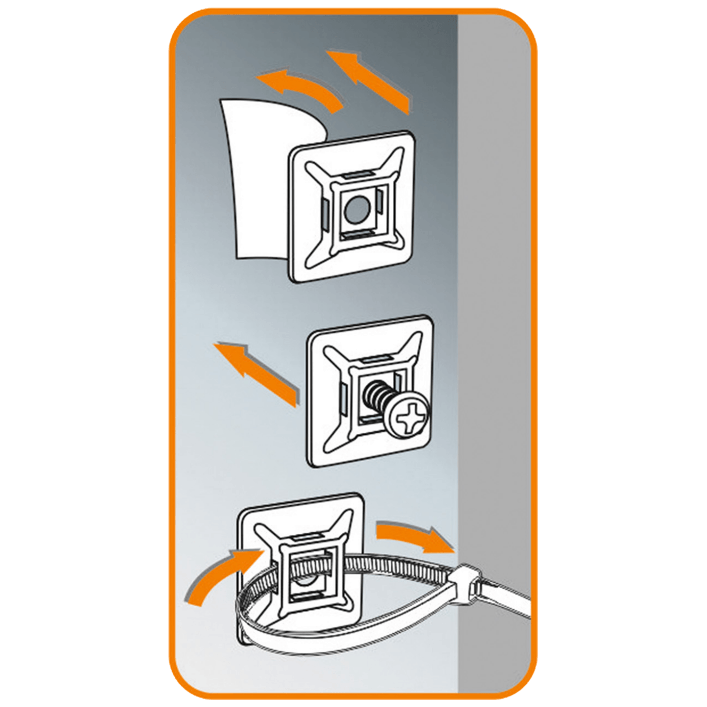 home Organizator kabela, pakiranje 50 kom. - CTT 28WH