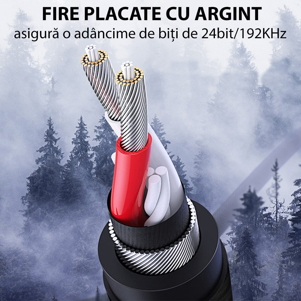 Yesido – audio kabel (YAU16) – priključak 3,5 mm na priključak 3,5 mm, 3 m – crni