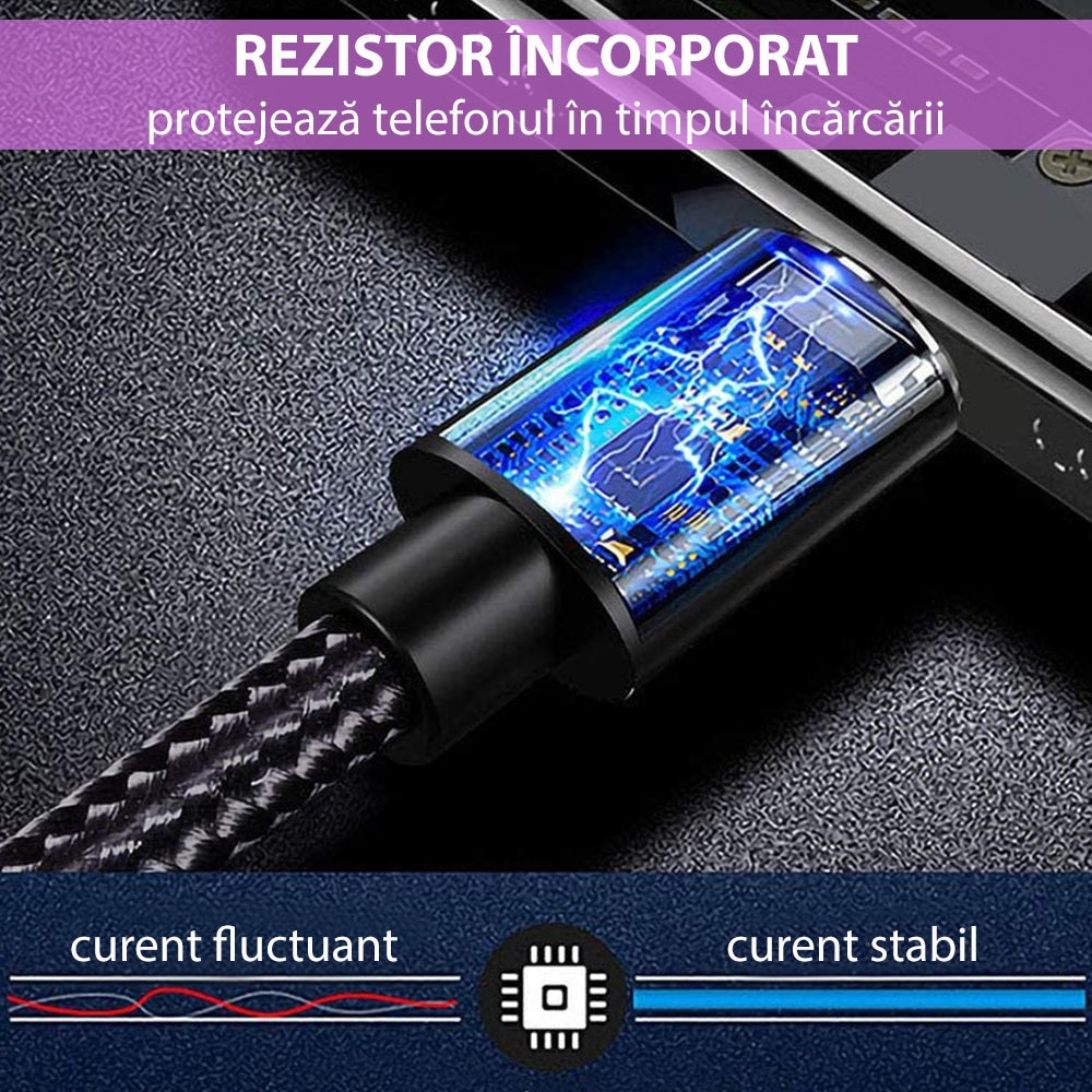 Yesido - Podatkovni kabel (CA-56) - Type-C na Lightning, 18W, 2.4A, 1.2m - crni