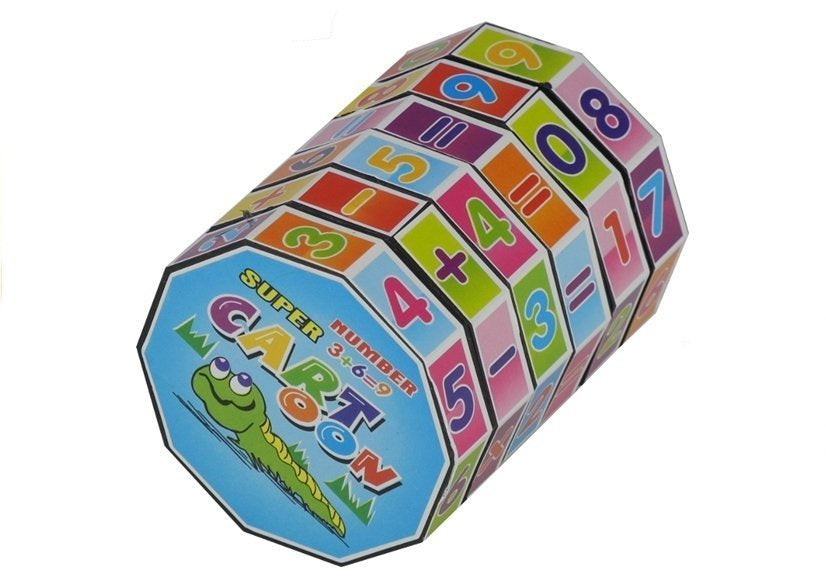 Edukativni matematički cilindar za računanje - šareni