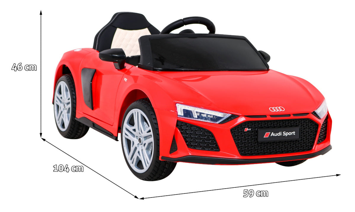 Licencirani auto na akumulator Audi R8 LIFT - Crveni