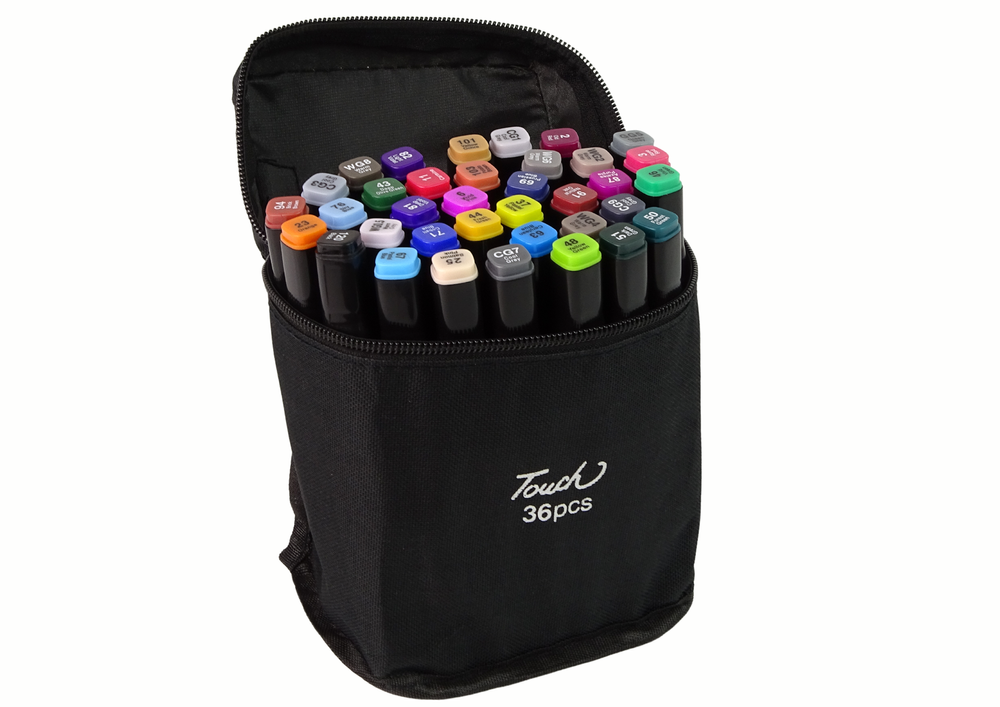 Set alkoholnih obostranih markera - 36 komada