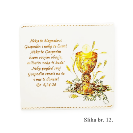 Drvene slike za Prvopričesnike: Unikatni poklon s rukom pisanim duhovnim porukama - 12. - 15721