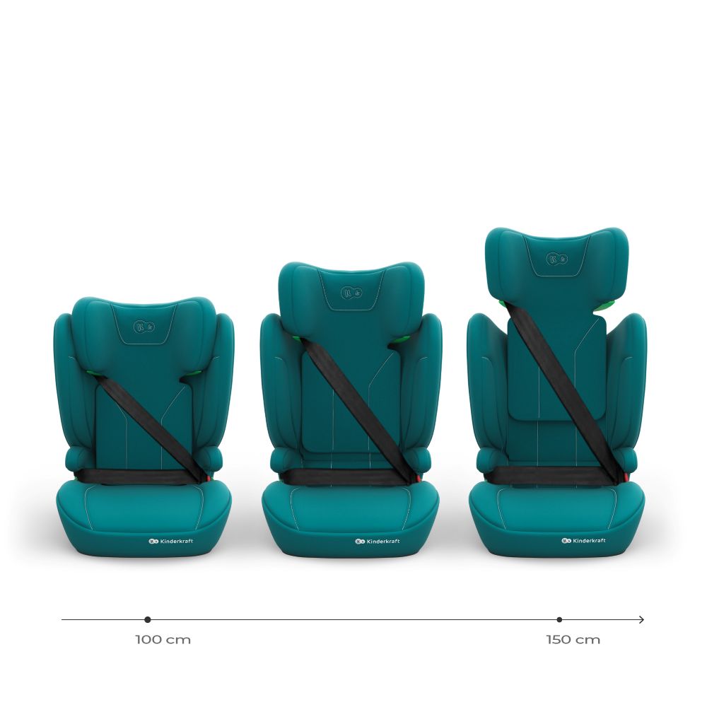Kinderkraft autosjedalica I-Spark 2 Plus i-Size 15-36 kg (100-150 cm) bez Isofix-a, Green