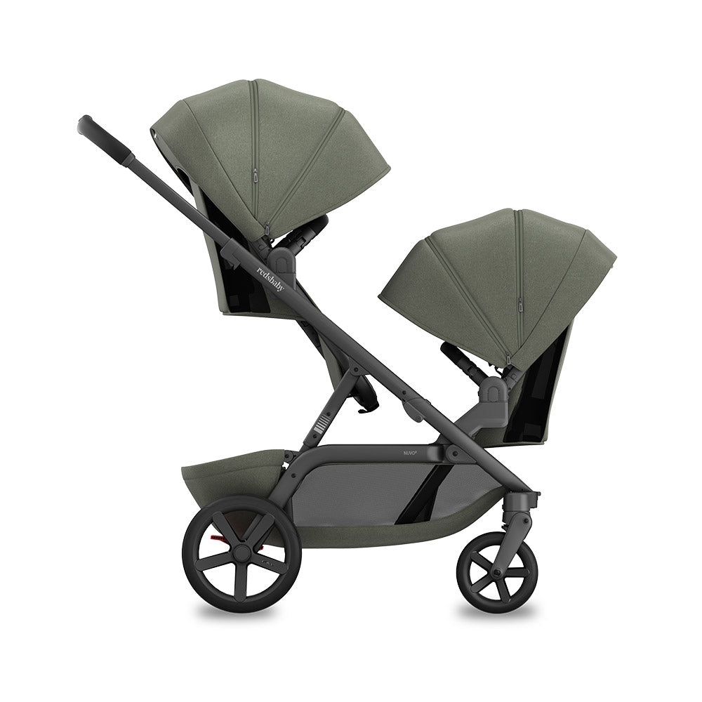 REDSBABY NUVO 2 Twin dječja kolica za blizance 2u1, Sage