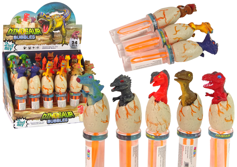 Dinosaur za izradu mjehurića od sapunice 18 cm - birate boju