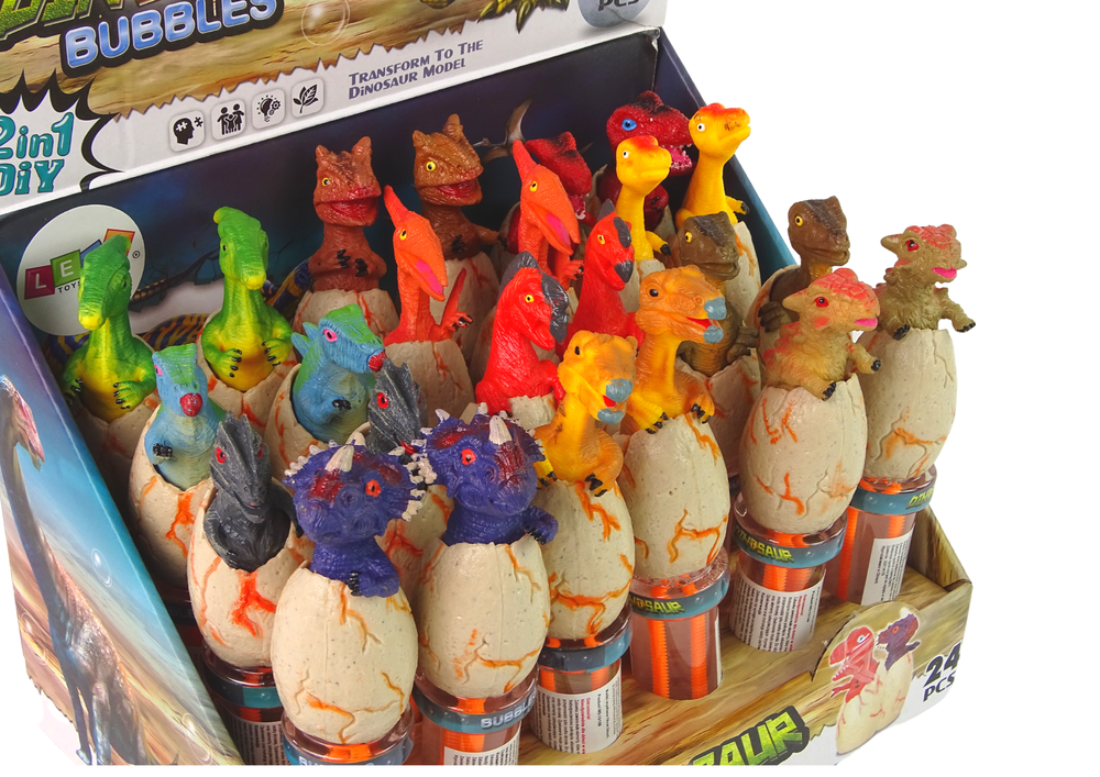 Dinosaur za izradu mjehurića od sapunice 18 cm - birate boju