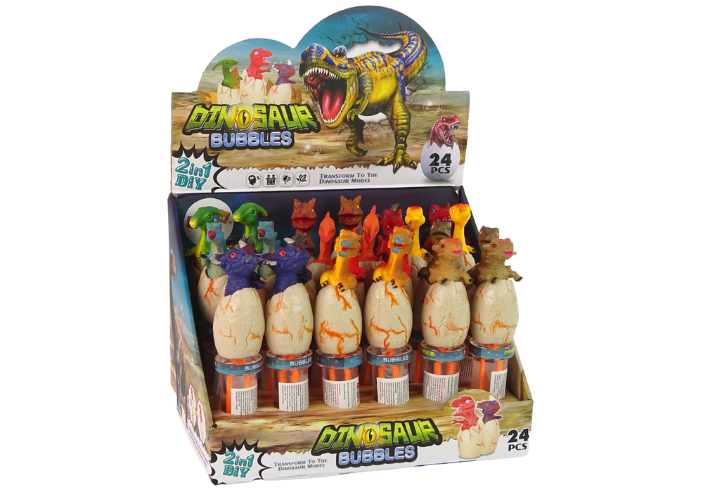 Dinosaur za izradu mjehurića od sapunice 18 cm - birate boju