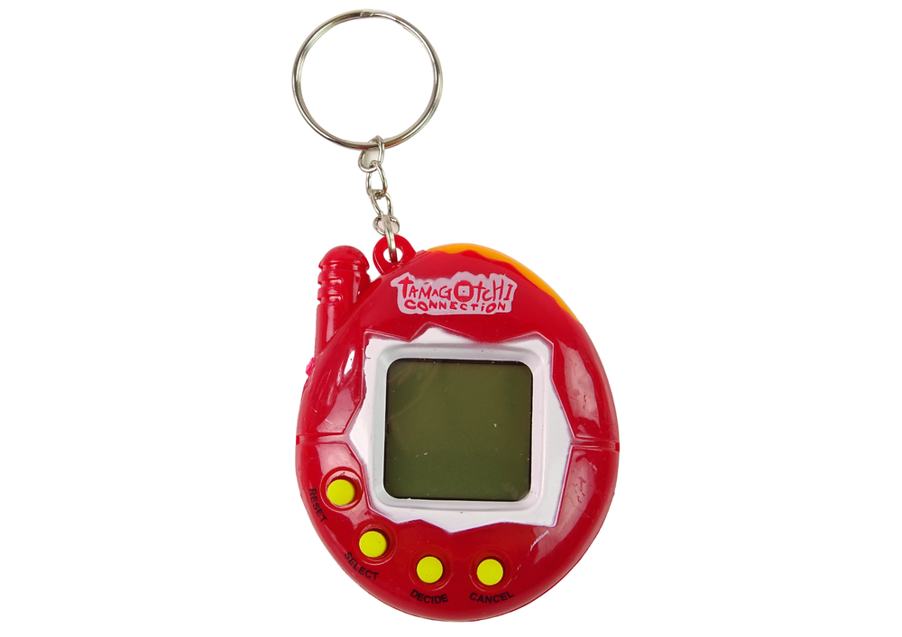 Tamagotchi in Egg Game Electronic Pet Red