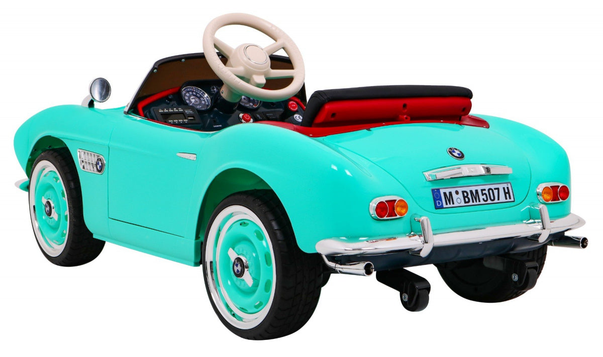 Licencirani auto na akumulator BMW 507 Retro - zeleni