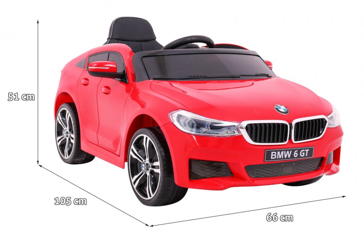 Licencirani auto na akumulator BMW 6 GT -crveni