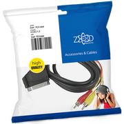 ZED electronic Scart - RCA (činč) kabel , 1.5 met - VCSC/1,5