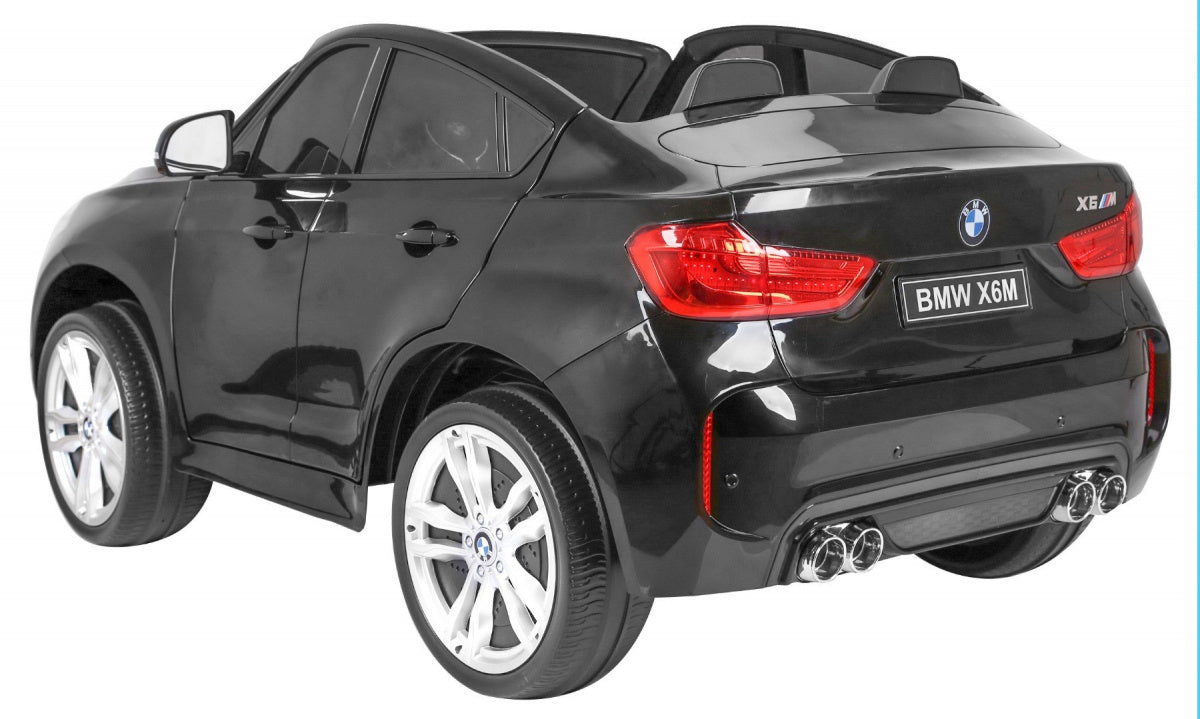 Licencirani auto na akumulator BMW X6 XXL - dvosjed - crni