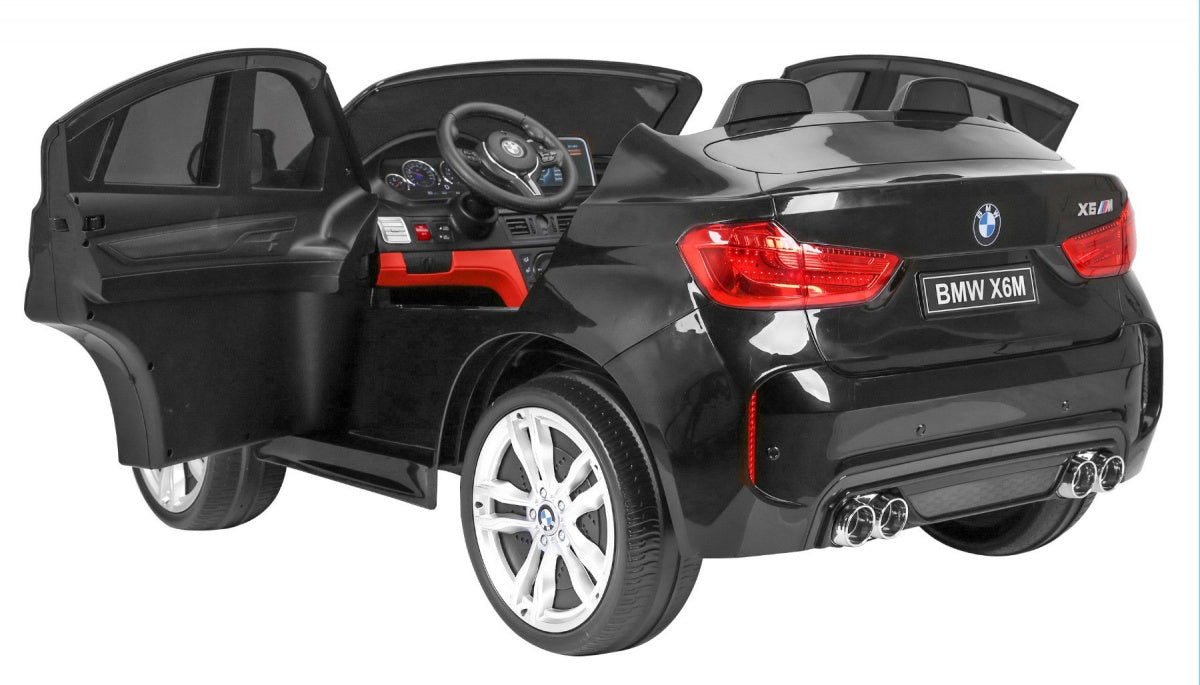 Licencirani auto na akumulator BMW X6 XXL - dvosjed - crni