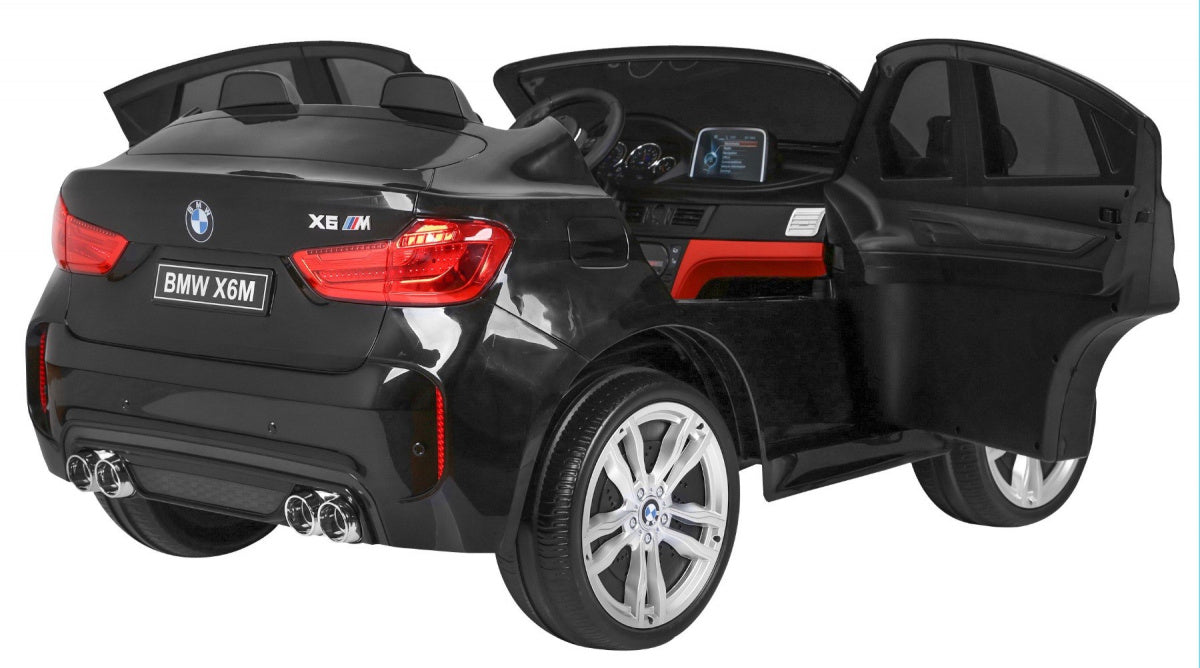 Licencirani auto na akumulator BMW X6 XXL - dvosjed - crni