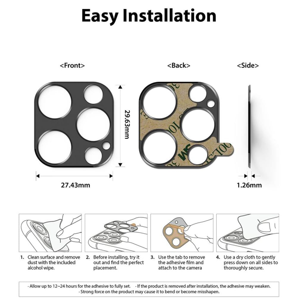 Ringke – Camera Styling za iPhone 12 Pro Max – plava