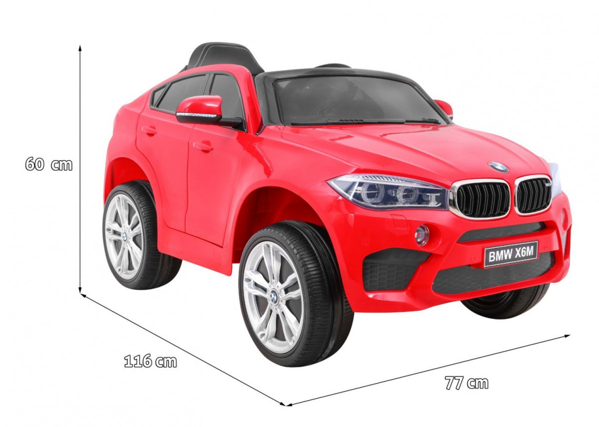 Licencirani auto na akumulator BMW X6M - crveni