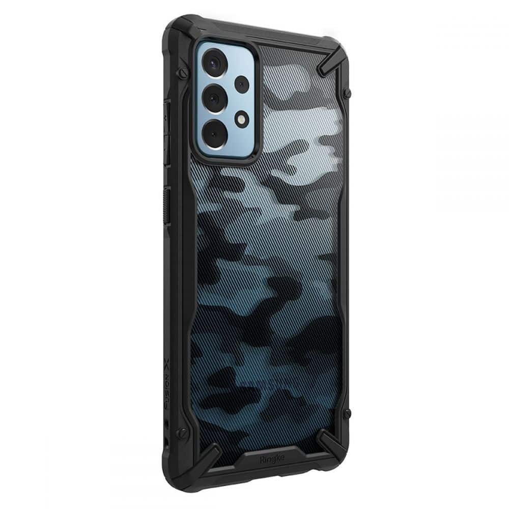 Ringke - Fusion X Design - Samsung Galaxy A52 4G / A52 5G / A52s 5G - Camo Black