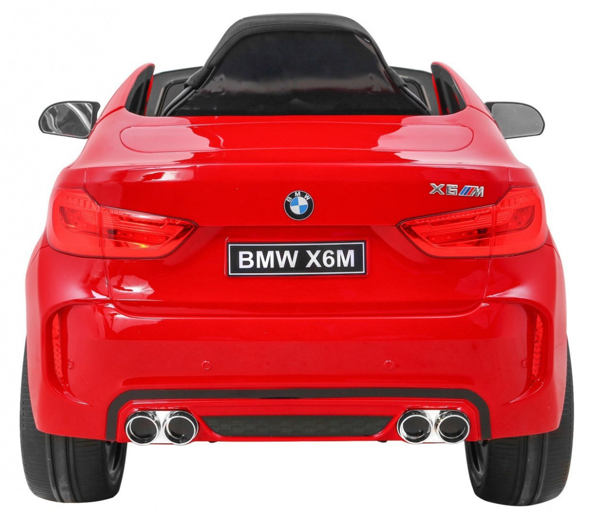 Licencirani auto na akumulator BMW X6M - crveni/lakirani