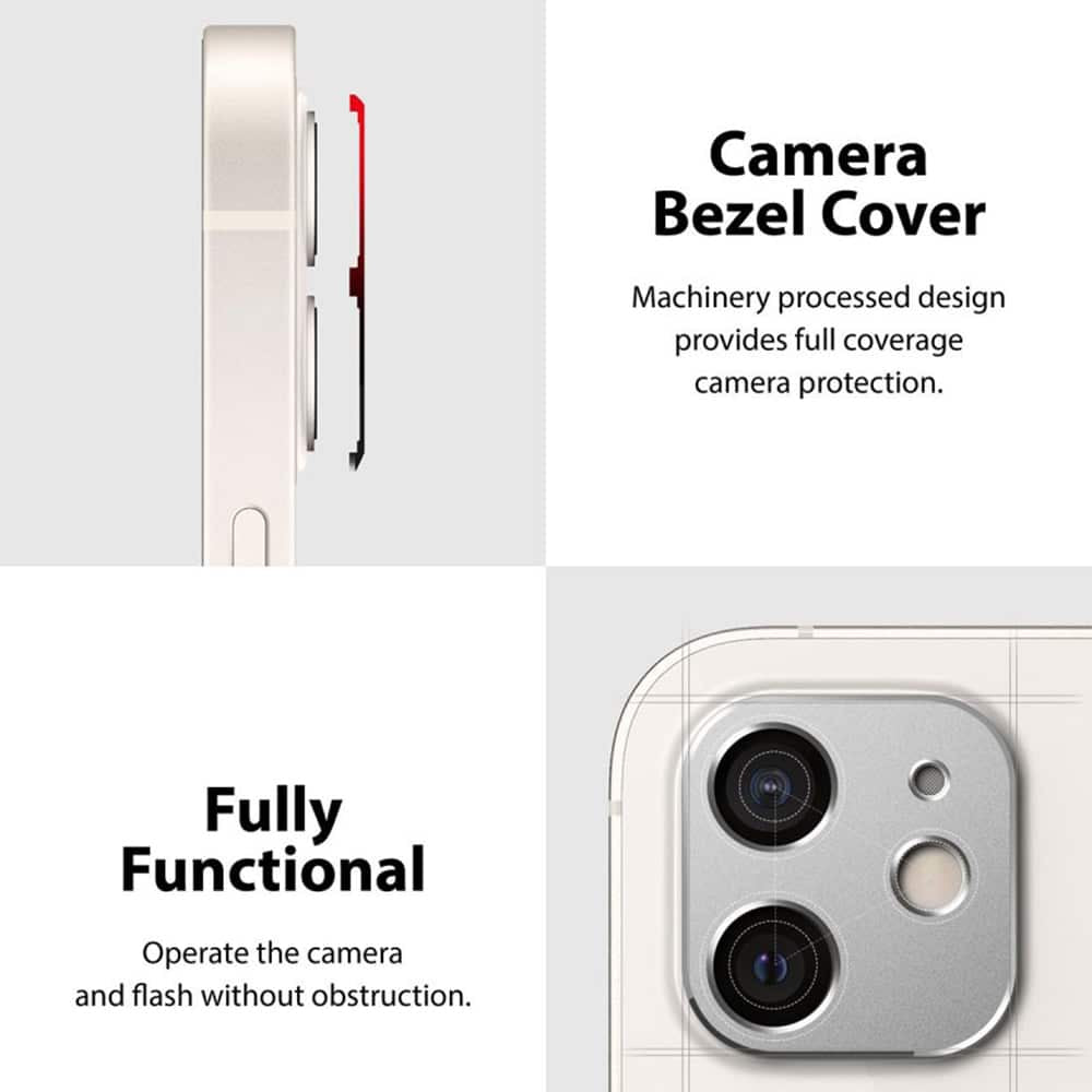 Ringke – Camera Styling za iPhone 12 – boja srebro