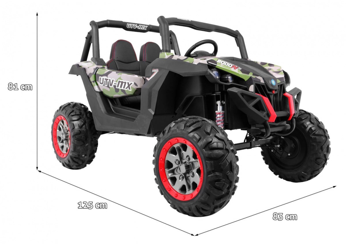 Buggy na akumulator SuperStar 4x4 - dvosjed - Camo