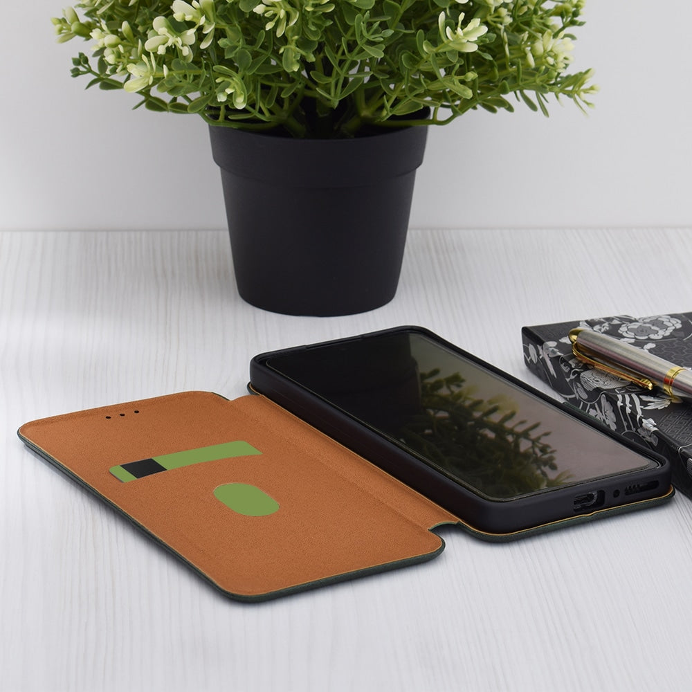 Techsuit Safe Wallet Plus preklopna futrola za Honor 200 Lite – tamno zelena