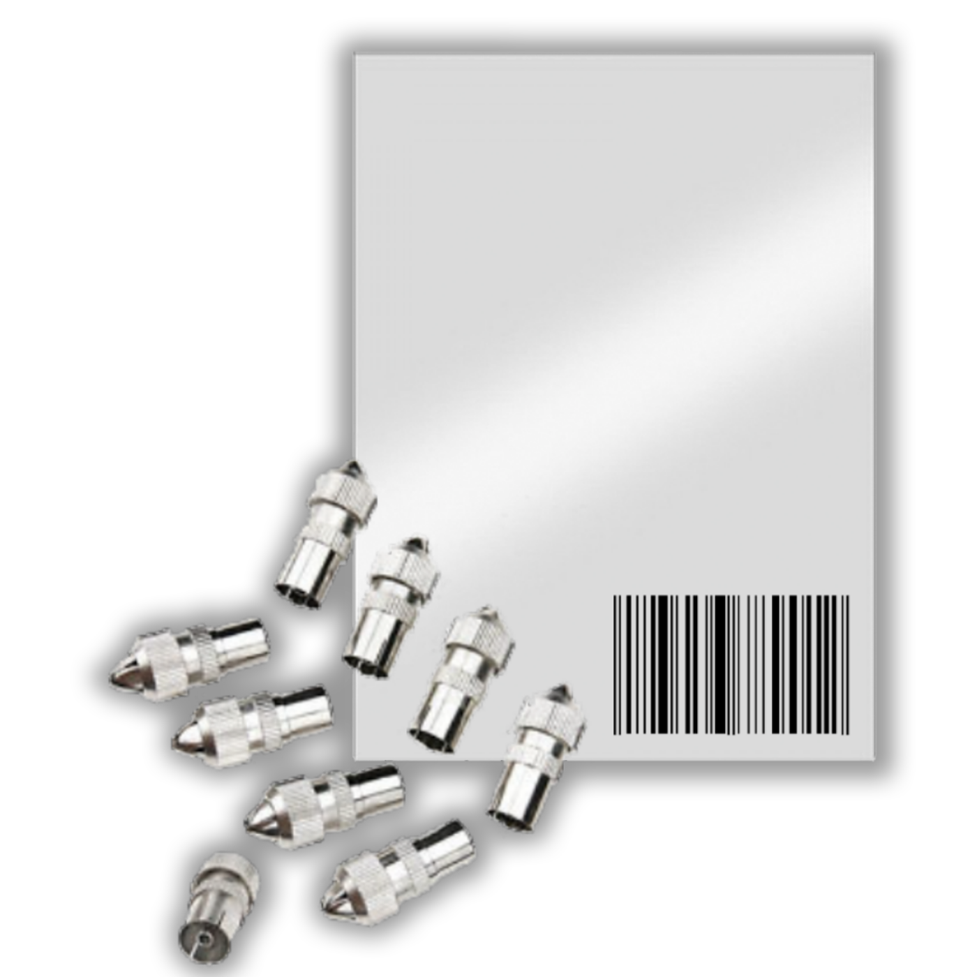 ZED electronic RF utičnica metalna, pak. 25 kom. - RFZA/25