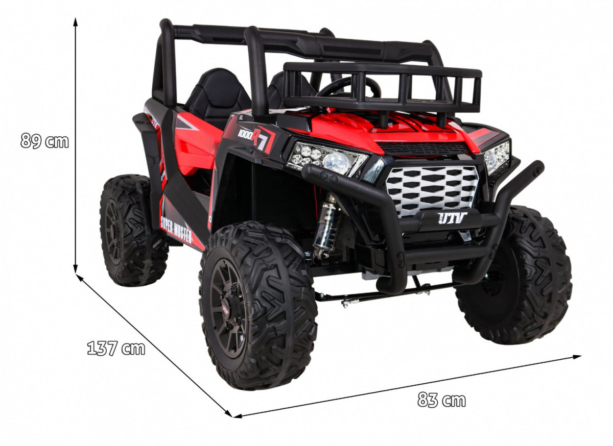 Buggy na akumulator UTV - dvosjed - crveni