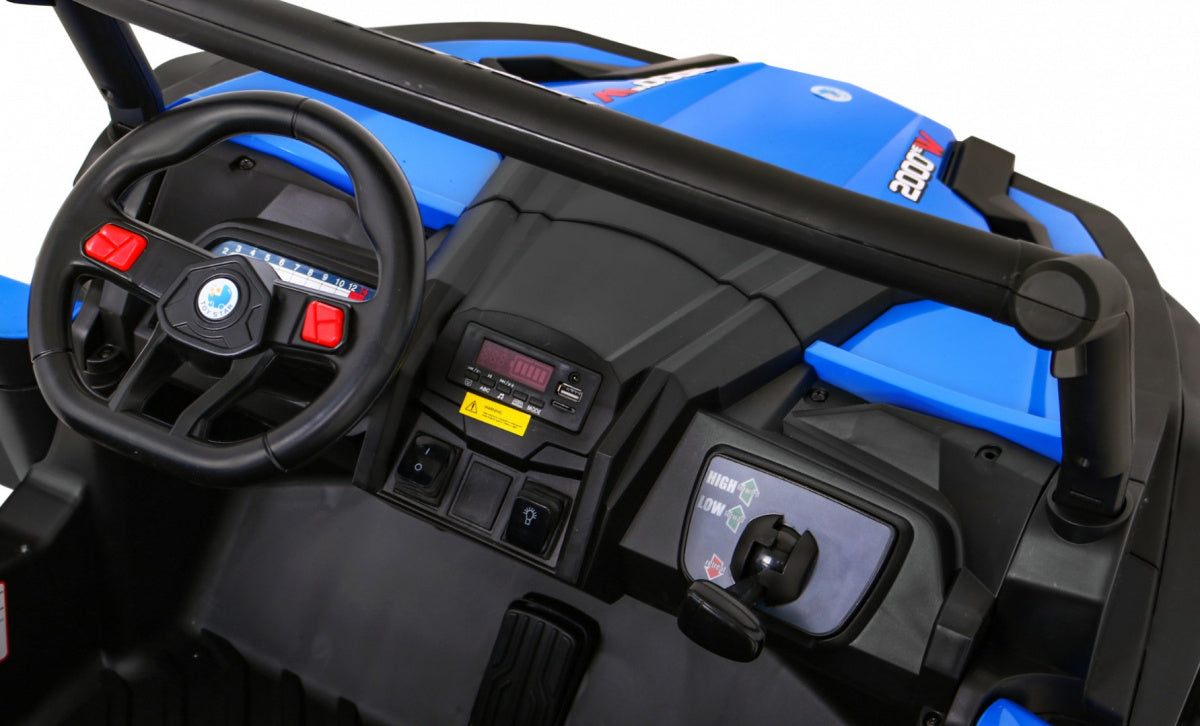 Buggy na akumulator UTV-MX - 4x4 - dvosjed - plavi