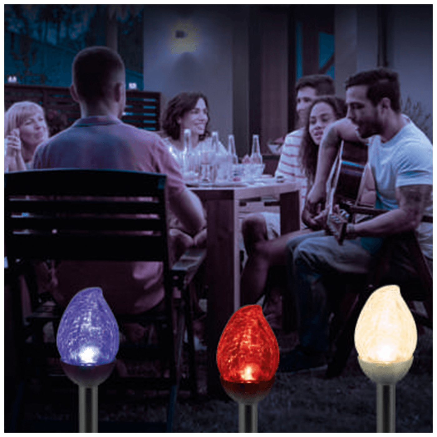 Solarna vrtna LED lampa