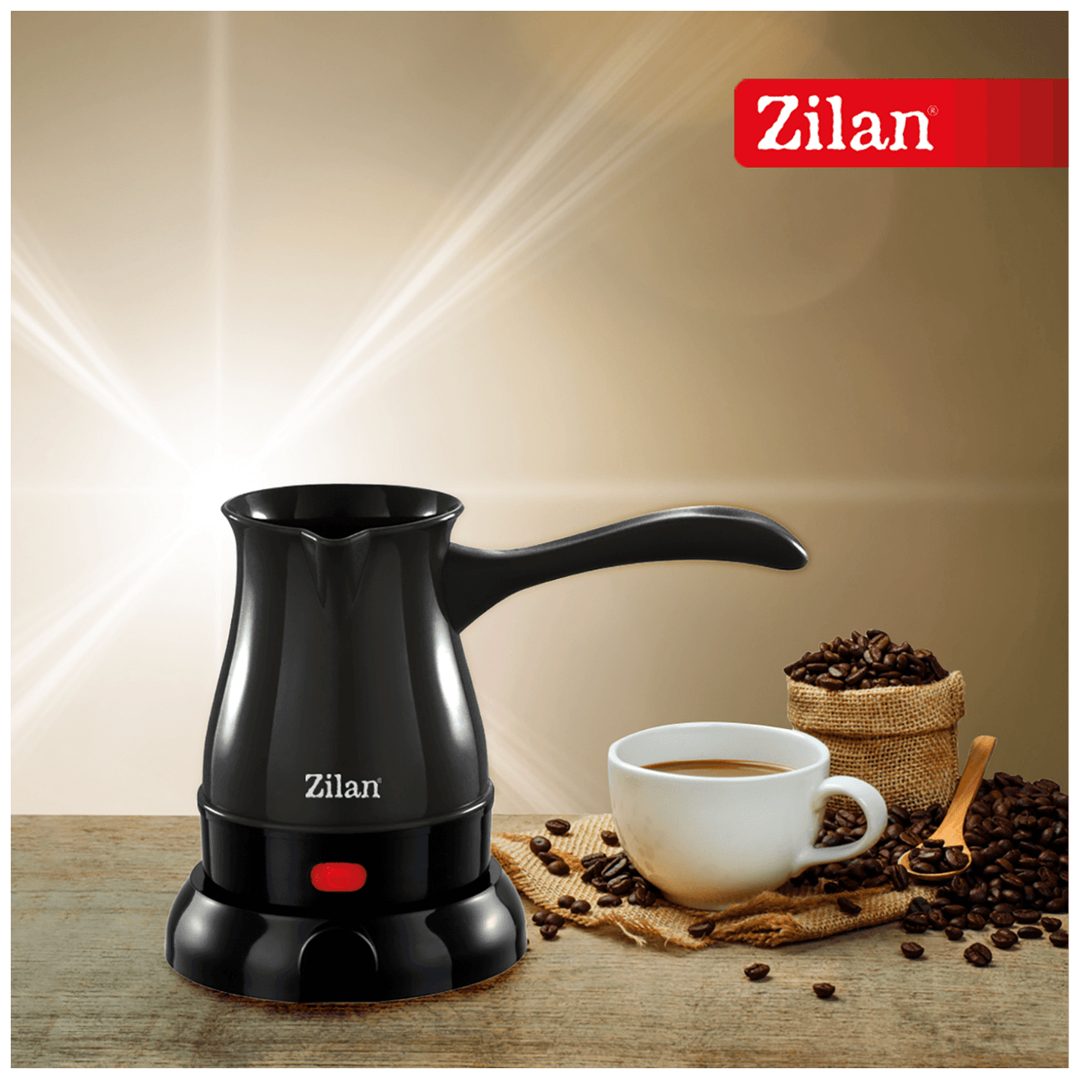Zilan Kuhalo za kavu, 600 W, 0,3 lit., crna - ZLN0188 BK