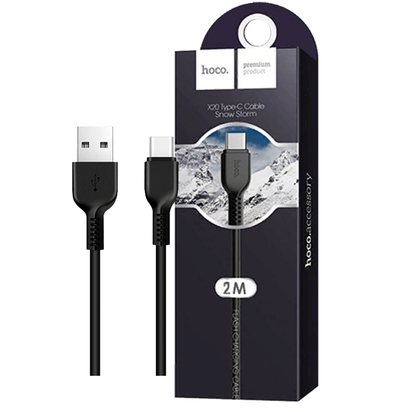 hoco. USB kabel za smartphone , USB type C, 2 met. dužina - X20 Flash type C