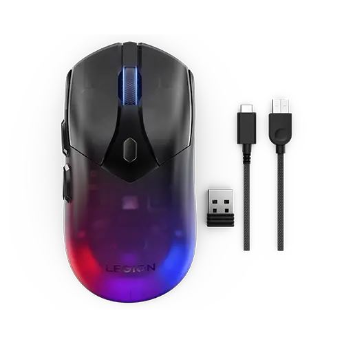 Lenovo Legion M410 miš Igranje Ambidekster RF Wireless + USB Type-C Optički 16000 DPI