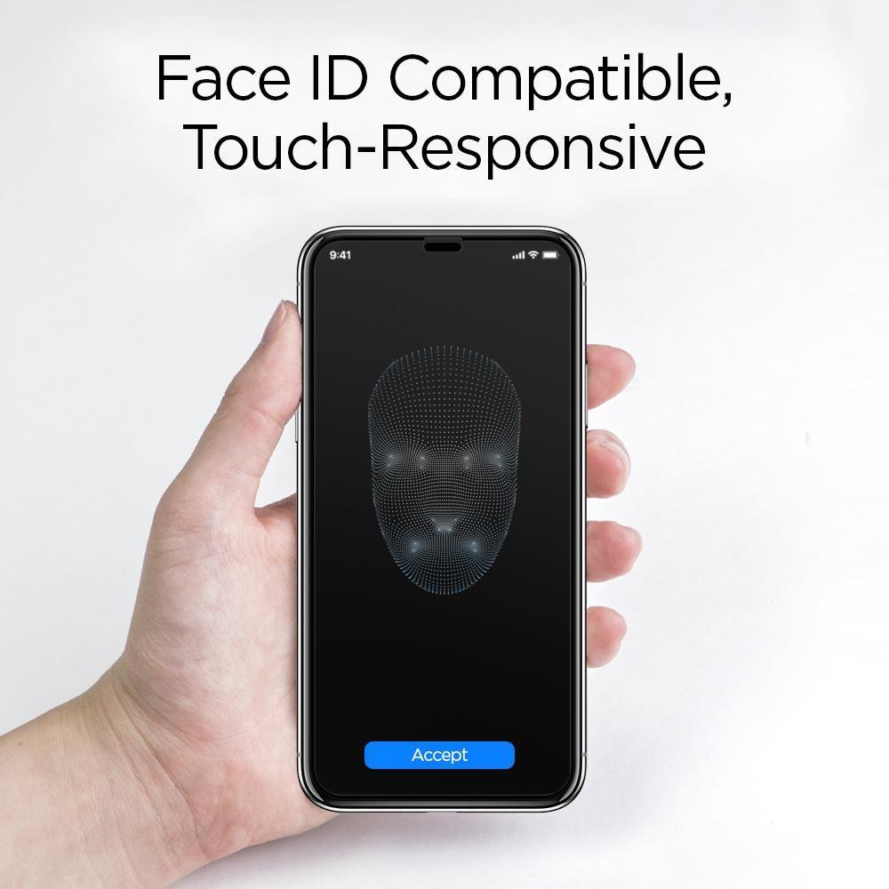 Spigen - Glas.TR Slim (2 kom) za iPhone X / XS / 11 PRO - crno