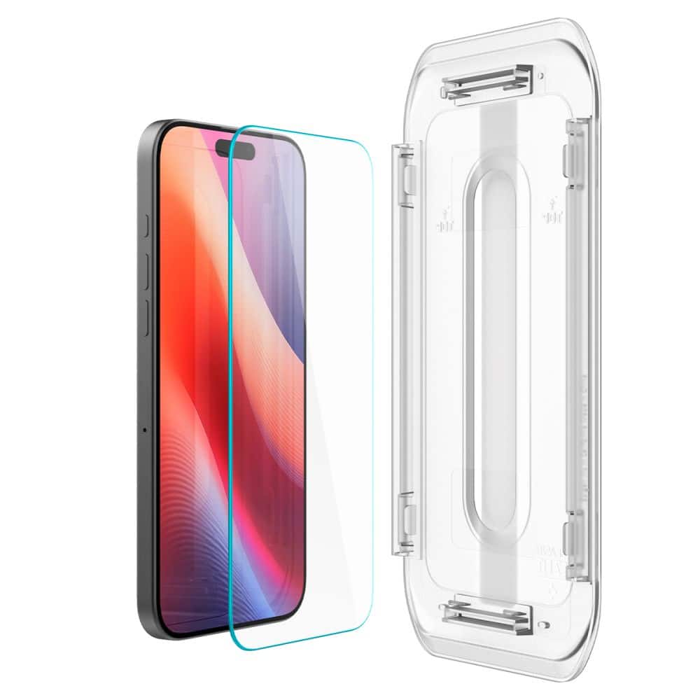 Spigen - Glas.tR EZ-FIT (2 kom) kaljeno staklo AGL07928 za iPhone 16 Pro/ iPhone 17/ iPhone 17 Pro -clear