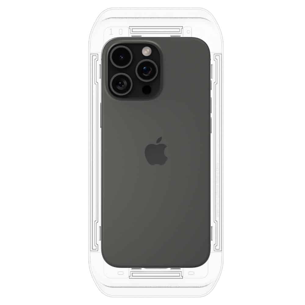 Spigen - Glas.tR EZ-FIT (2 kom) kaljeno staklo AGL07928 za iPhone 16 Pro/ iPhone 17/ iPhone 17 Pro -clear