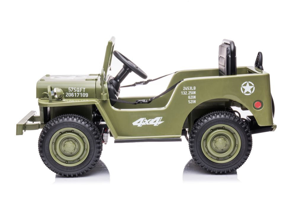 Auto na akumulator JH-103 4x4 - maslinasto/zeleni