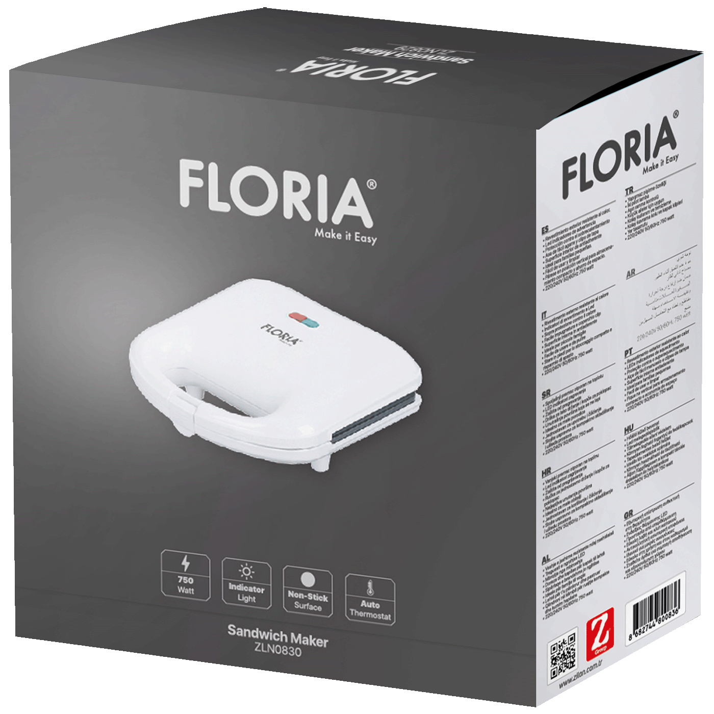 Toster 750 W