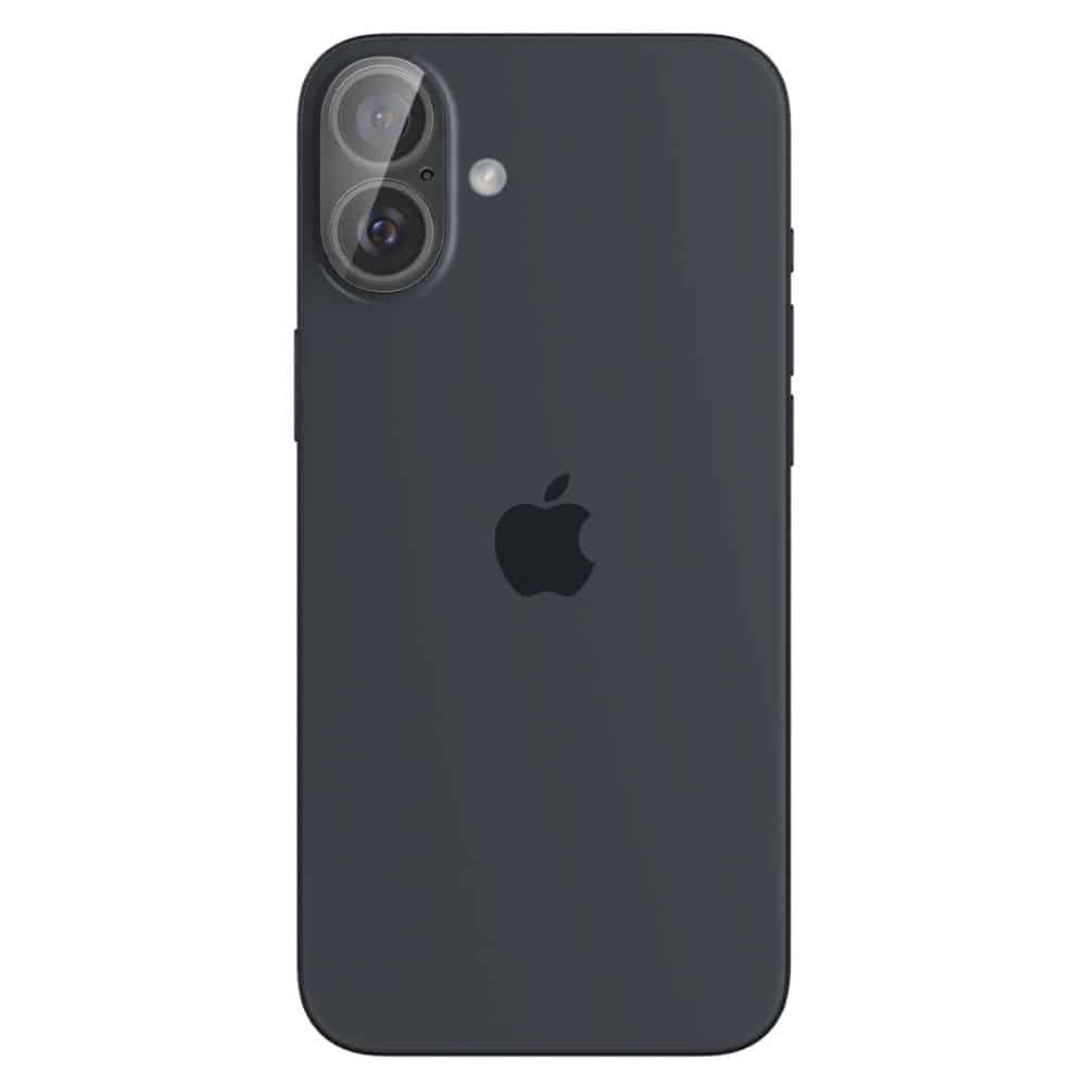 Spigen Glass tR Optik staklo za kameru 2 kom AGL07923 za iPhone 16 / 16 Plus – Crystal Clear