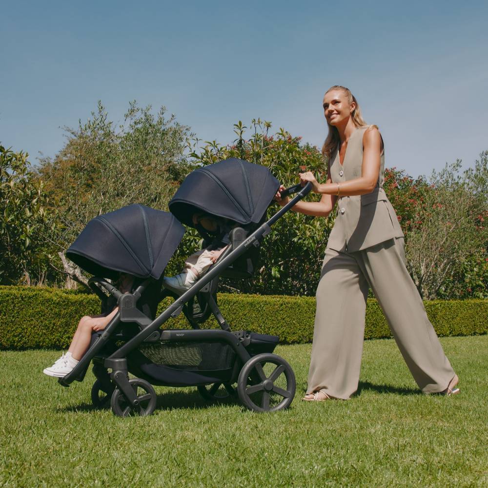 REDSBABY NUVO 2 Twin dječja kolica za blizance 2u1, Sage