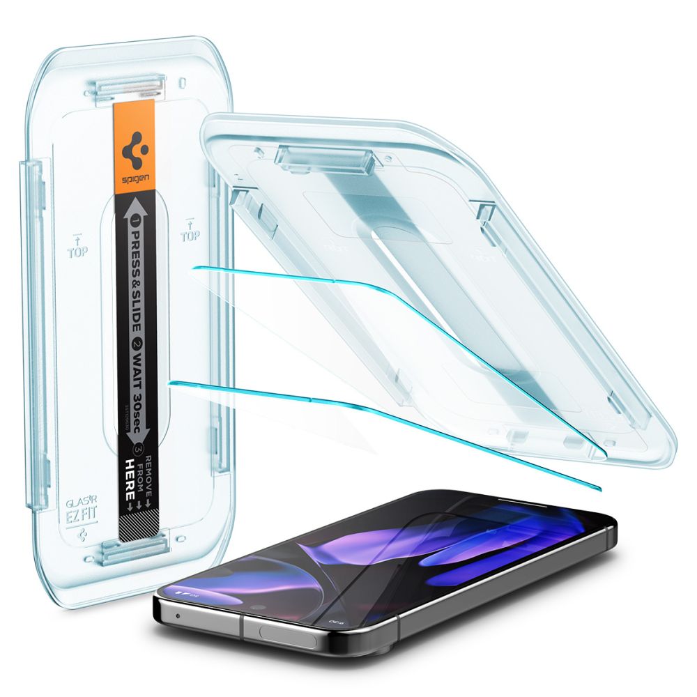 Spigen - Glas.tR EZ-FIT (2 kom.) kaljeno staklo za Google Pixel 9 / 9 Pro / 10 / 10 Pro AGL08442 - clear