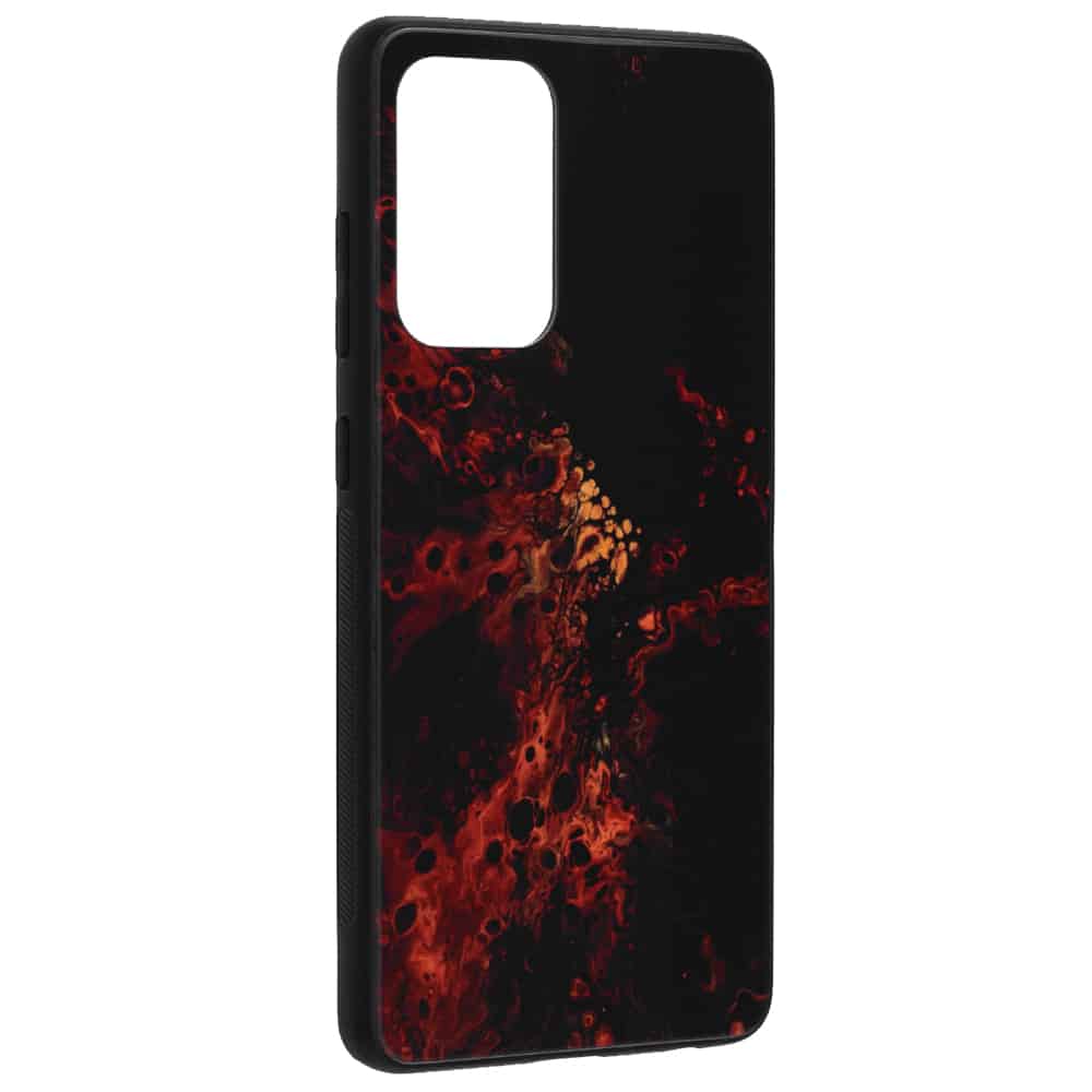 Techsuit Glaze Series maska za Samsung Galaxy A52 5G Red Nebula