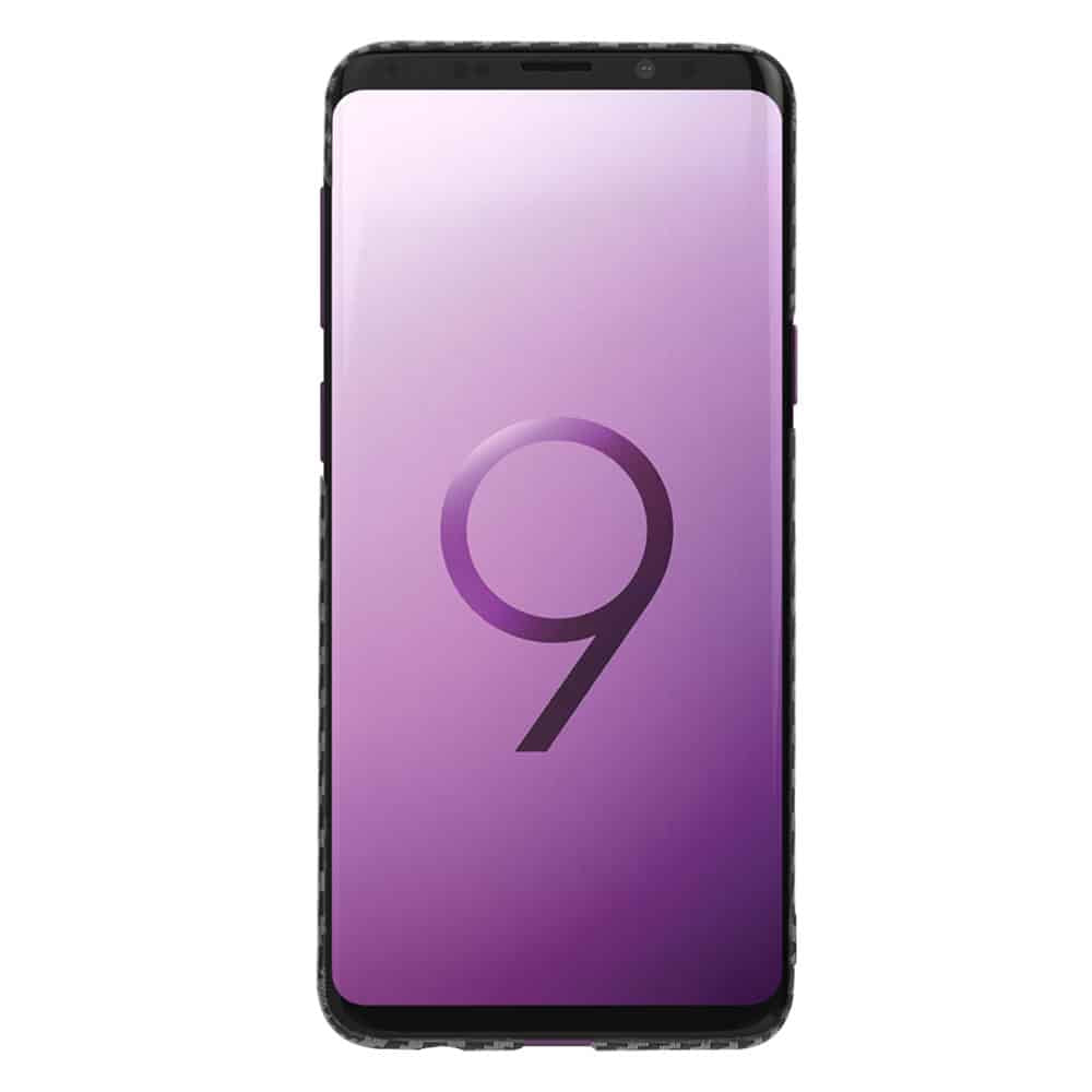 Techsuit - Carbonite FiberShell maska za Samsung Galaxy S9 - crna