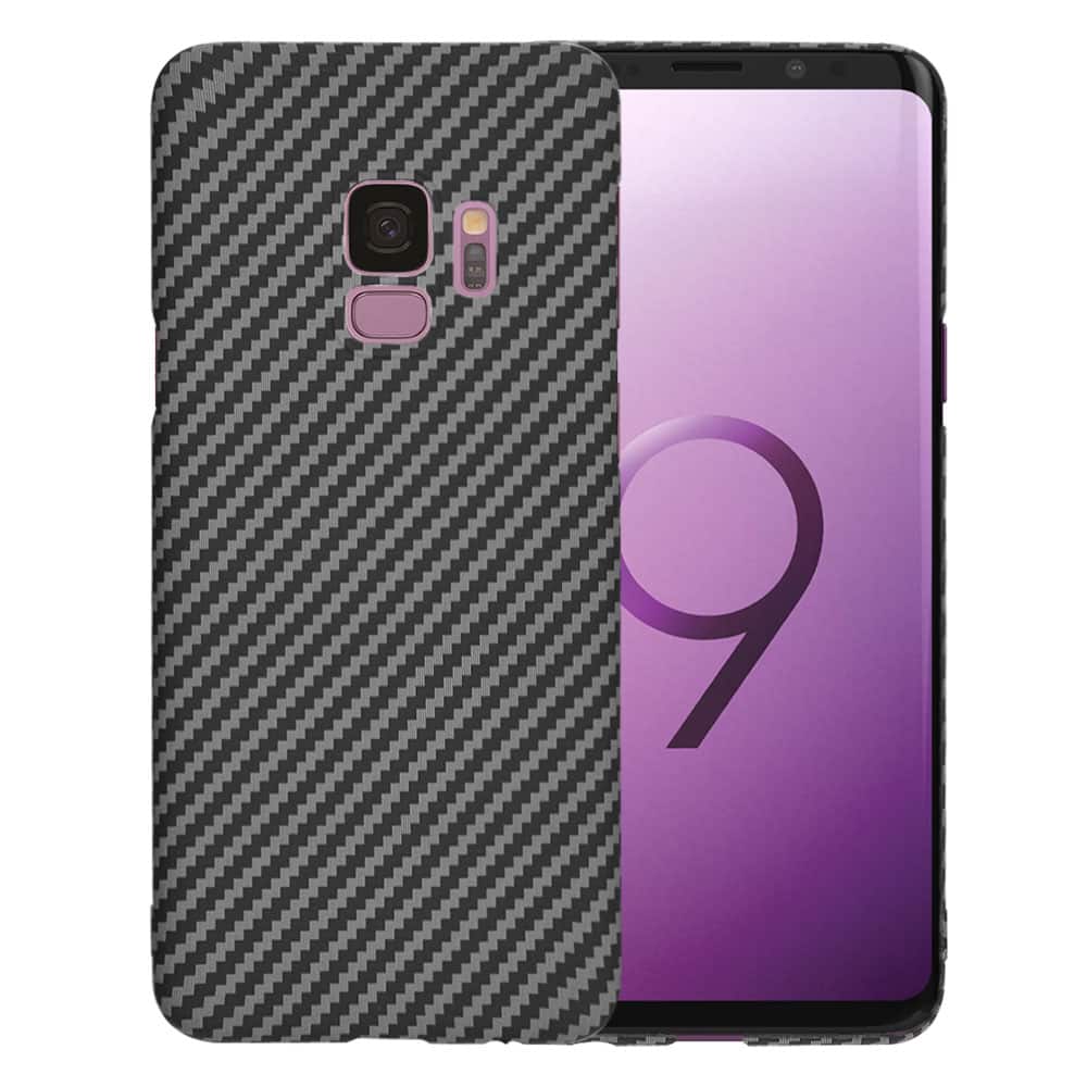 Techsuit - Carbonite FiberShell maska za Samsung Galaxy S9 - crna