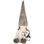 home Dekorativna rasveta, keramička figura, djevojčica - KDC 25