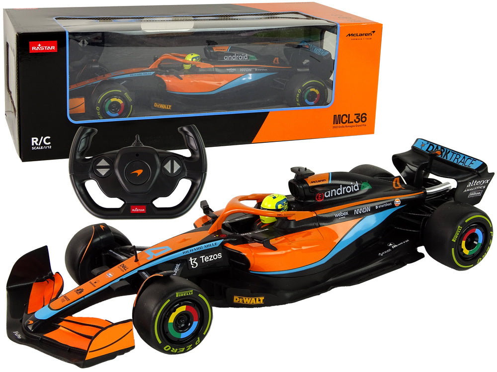 Licencirana formula na daljinsko upravljanje McLaren F1 1:12 R/C - narančasta
