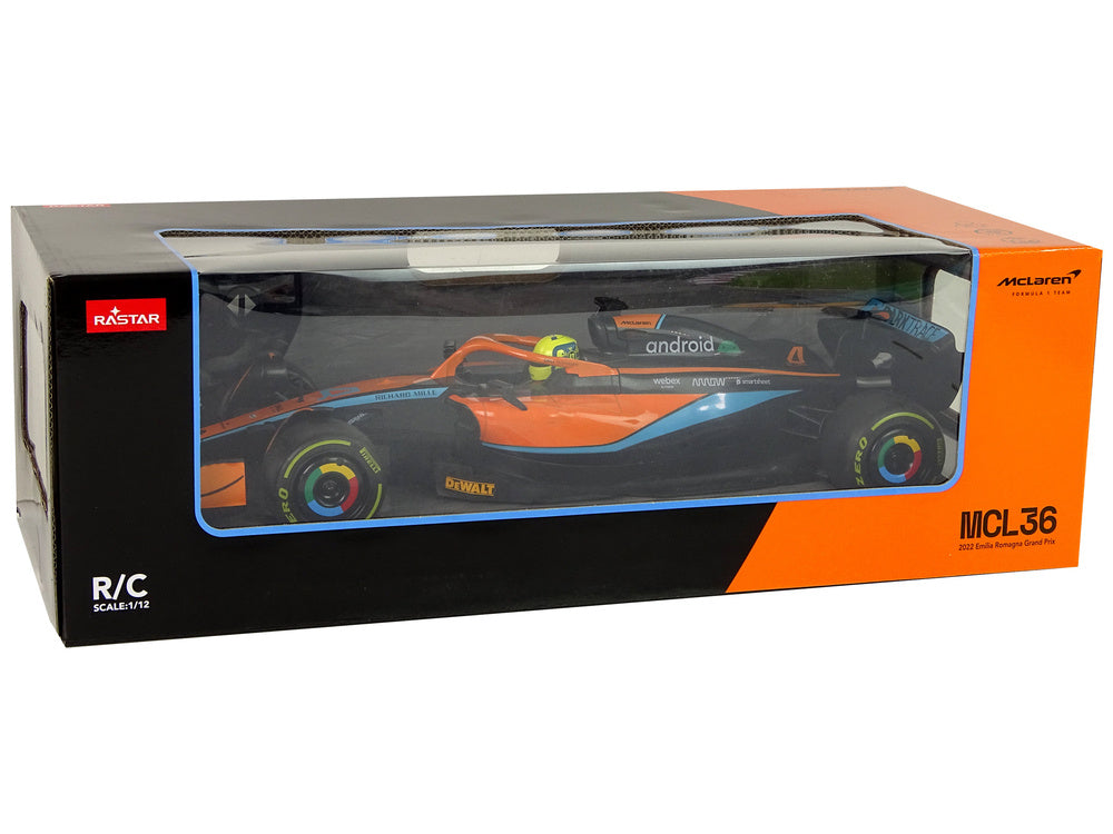 Licencirana formula na daljinsko upravljanje McLaren F1 1:12 R/C - narančasta