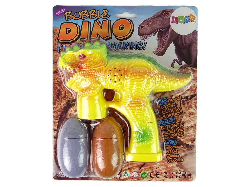 Dinosaur za pravljenje mjehurića od sapunice - žuta
