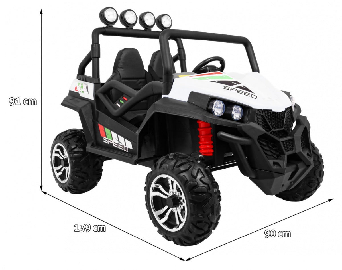 Buggy na akumulator Grand 4x4 LIFT - dvosjed - bijeli